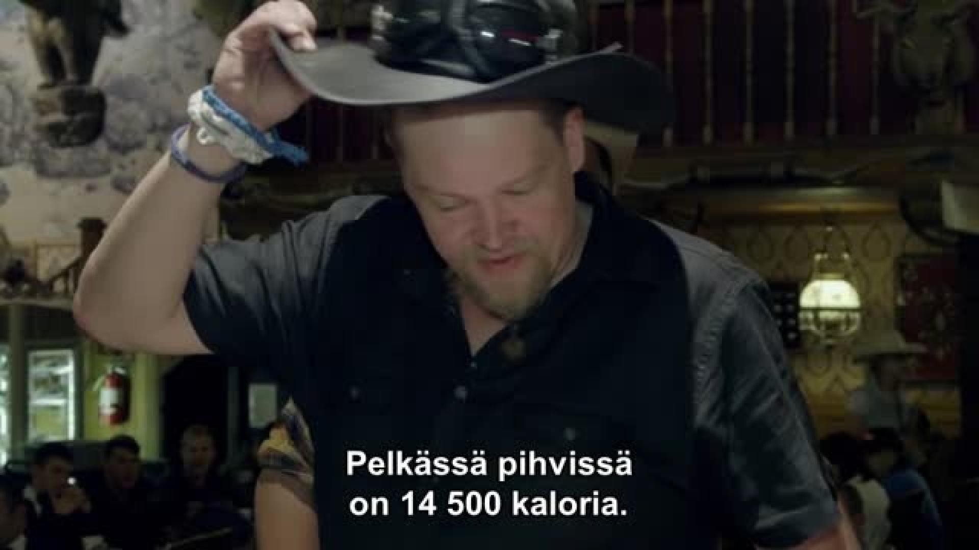 "Pelkässä pihvissä on 14 500 kaloria!" - Ville Haapasalo yrittää ahtaa itseensä kahden kilon pihviä Texasissa!