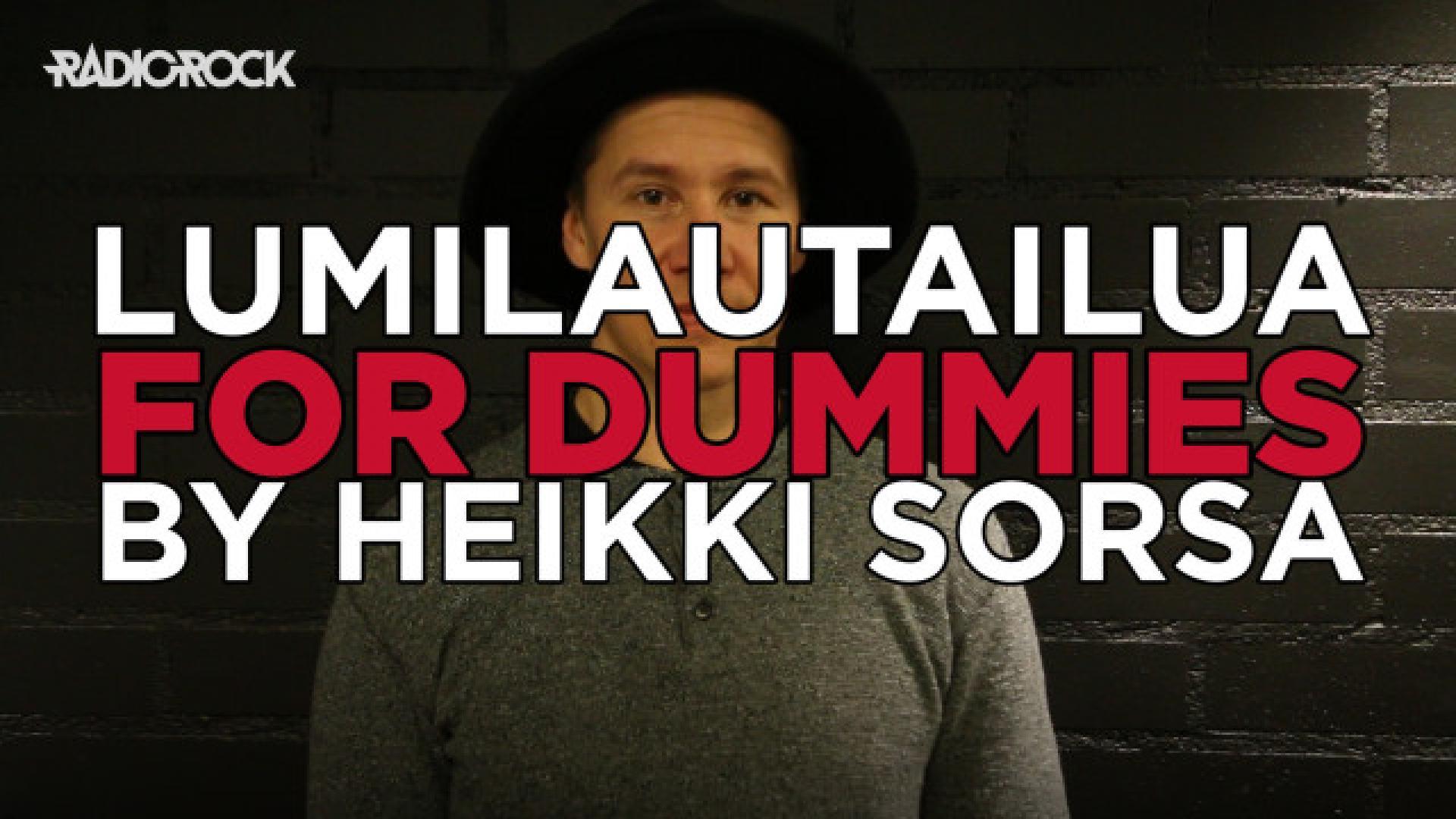 Lumilautailua for dummies by Heikki Sorsa