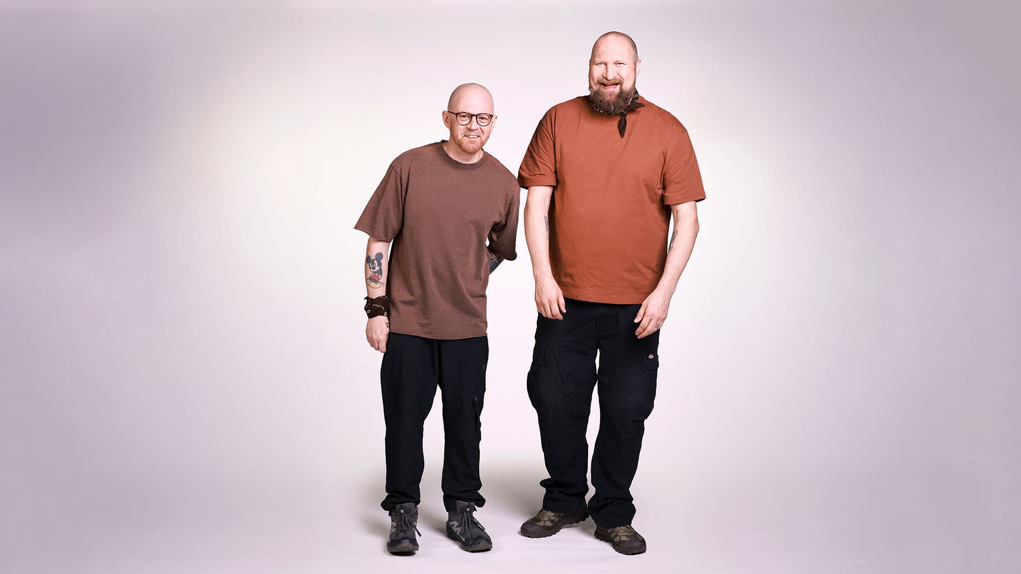 Karri Miettinen "Paleface", 47, rap-artisti & Tuukka Rihkola "Leijonamieli", 43, rap-artisti Ystävykset Karri Miettinen "Paleface", 47, rap-artisti & Tuukka Rihkola "Leijonamieli", 43, rap-artisti Ystävykset