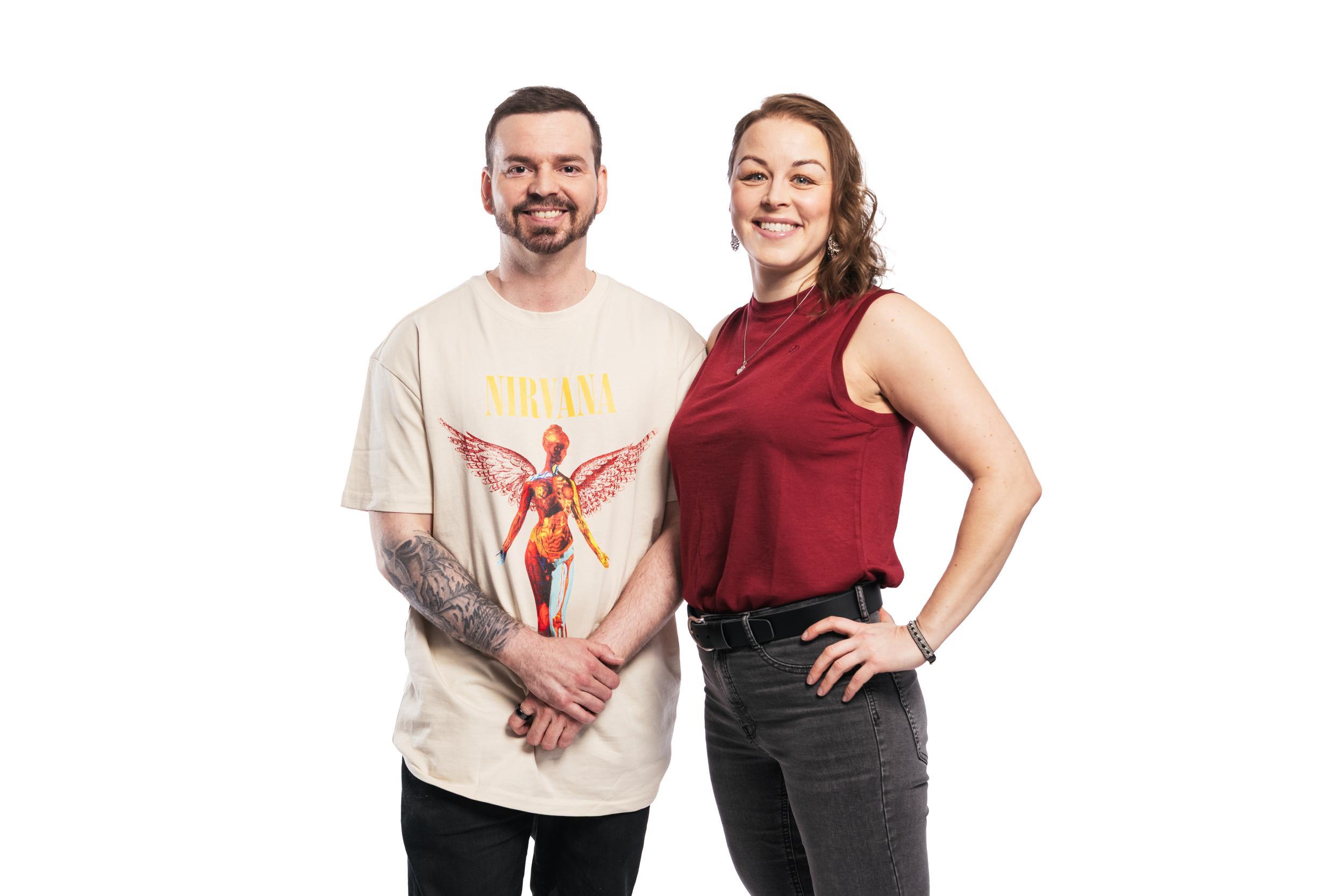 Juho Keskitalo ja Tiina Käpylä Juho Keskitalo ja Tiina Käpylä