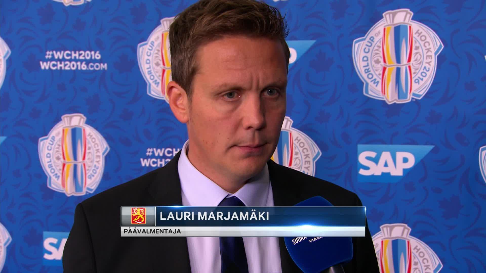 Lauri Marjamäen haastattelu Ruotsi-ottelun jälkeen