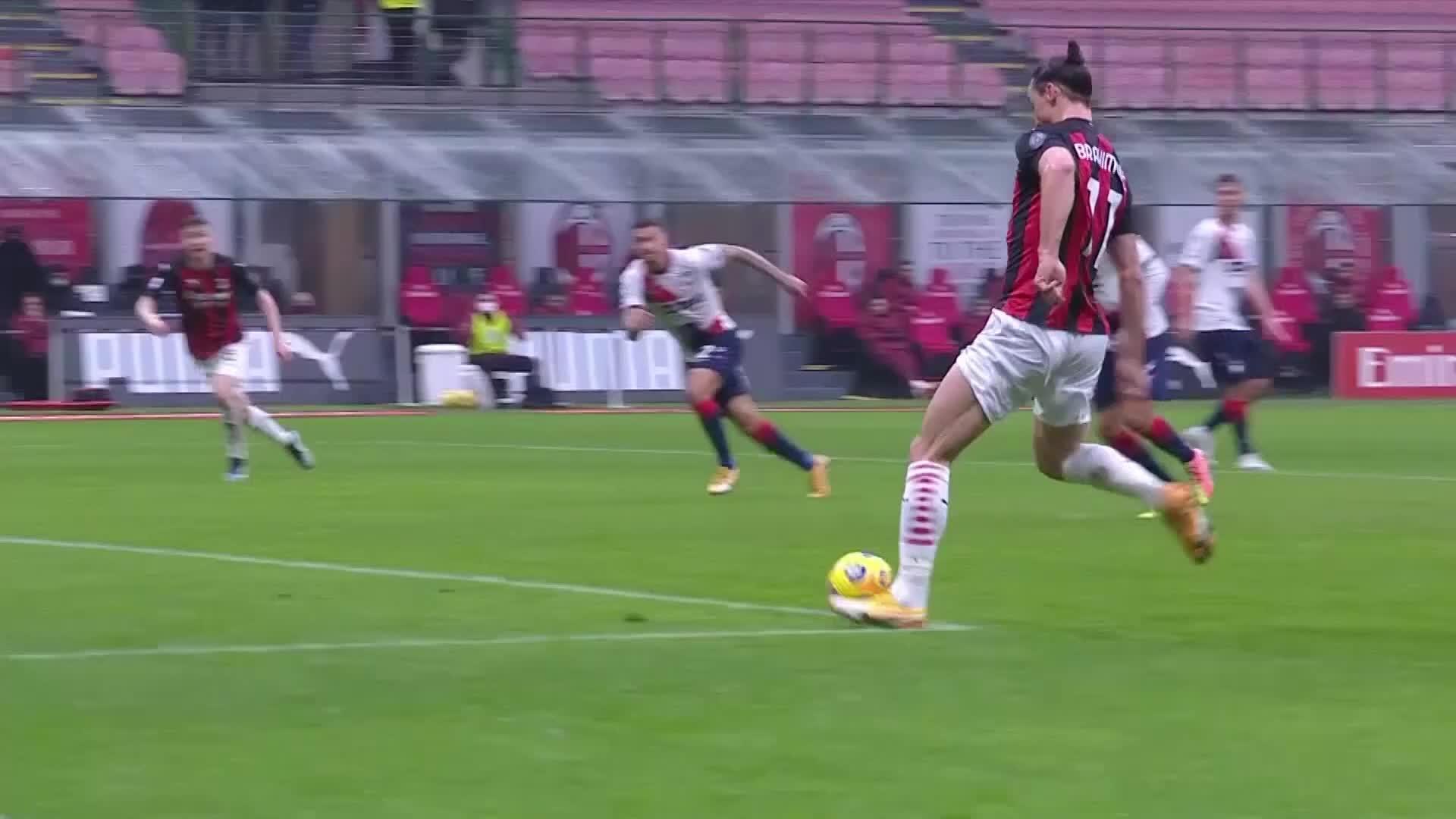 AC Milan otti tyylipuhtaan 4-0 voiton Crotonesta Zlatanin ja Rebićin johdolla - katso ottelun maalit!
