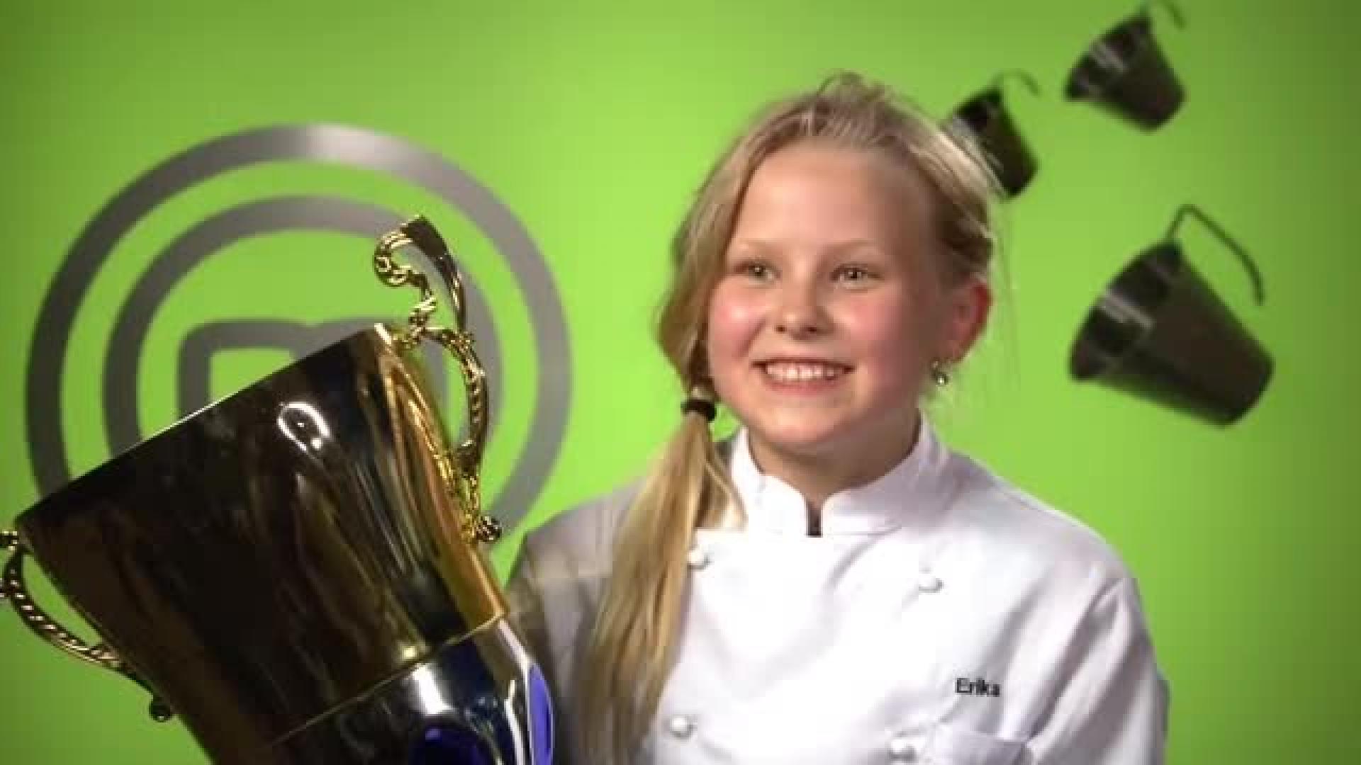 Erika on uusi Suomen Junior MasterChef!