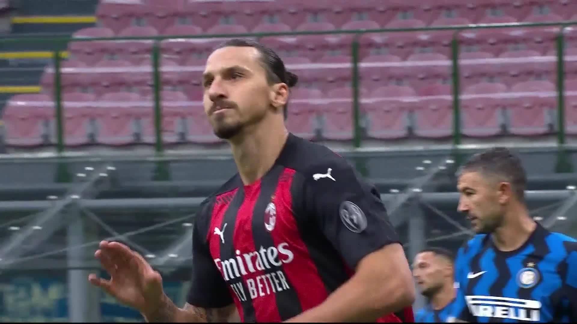 AC Milan voitti Milanon derbyn Zlatanin kahdella maalilla