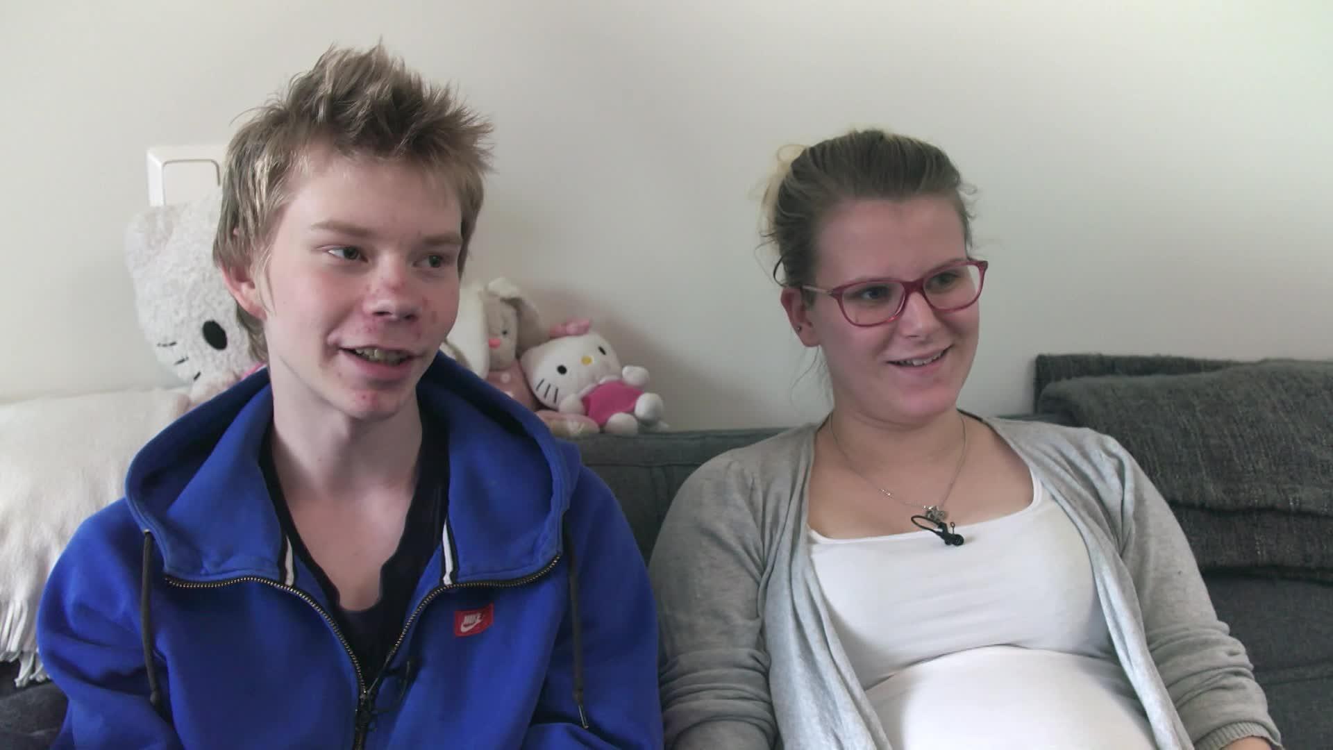 Vilin, 16, ja Jennan, 18, lapsi sai alkunsa viikon seurustelun jälkeen