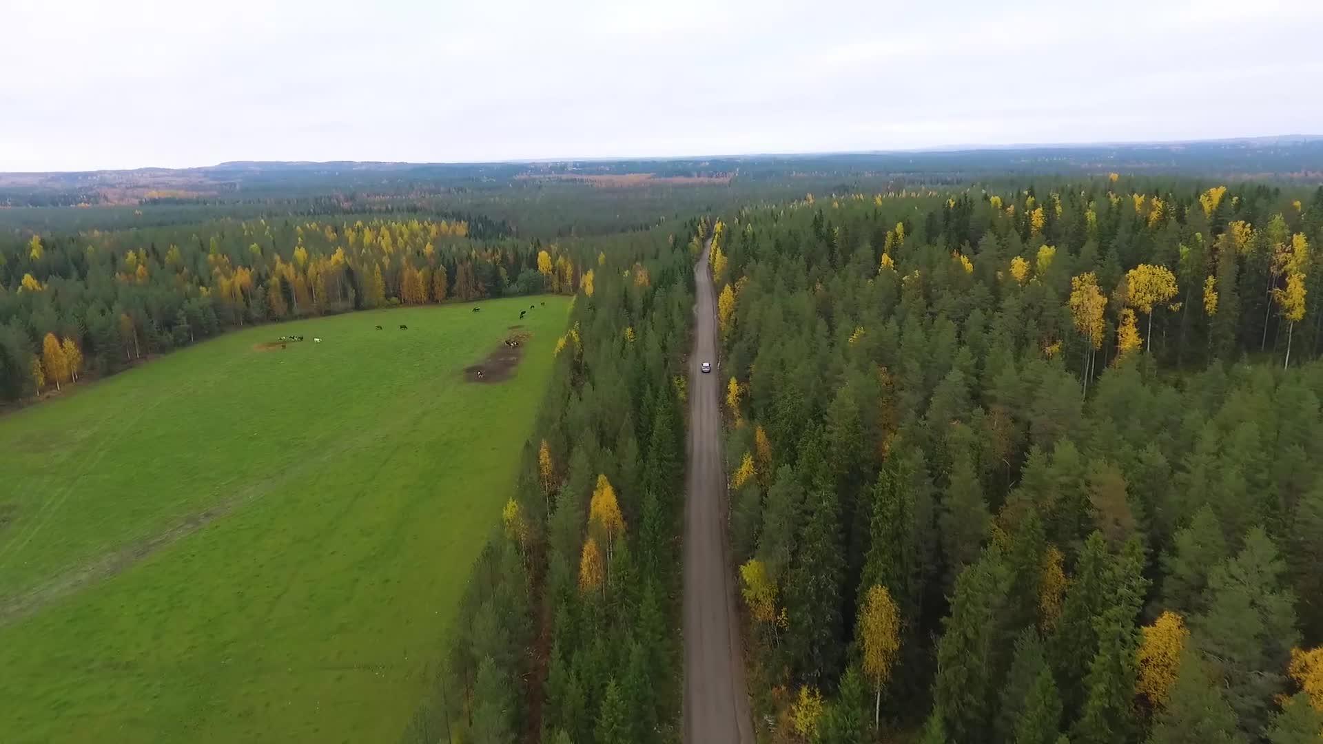 Kauniita Suomi-maisemia kopterikameralla kuvattuna